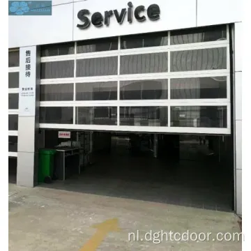 Garagedeur van hoge kwaliteit glazen sectionele garagedeur